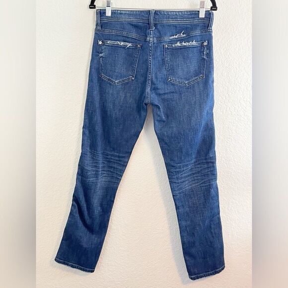 ANTHROPOLOGIE PILCRO slim boyfriend, crop with side stitching 27 - Picture 4 of 8